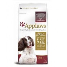 Applaws Adult Small Medium Breeds Chicken and Lamb - пълноценна храна за кучета малки и средни породи над 12 месеца 2 кг.